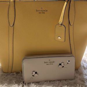 Kate Spade Purse Tote W/ Wallet